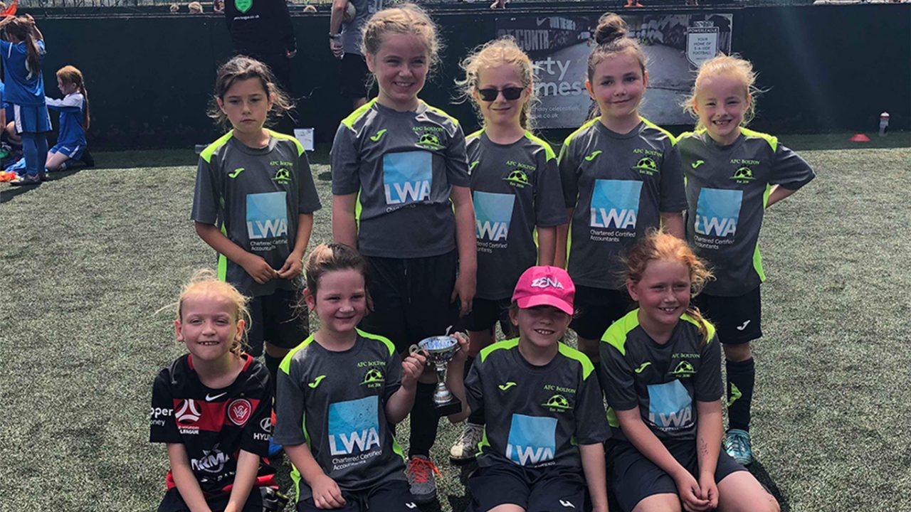 Under 13 Girls Saturday Greys AFC Bolton Football Club